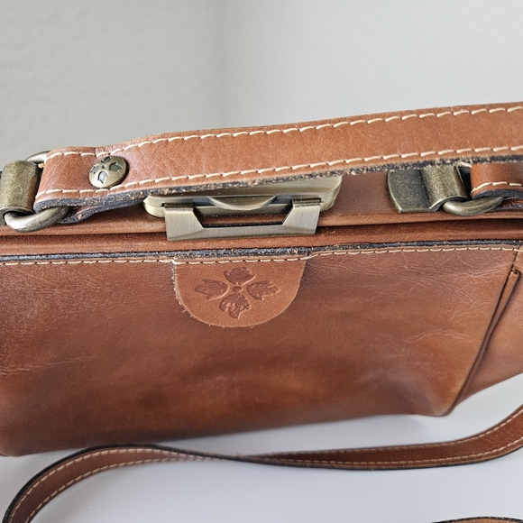 Patricia Nash Leather Gracchi Satchel - Picture 3 of 12